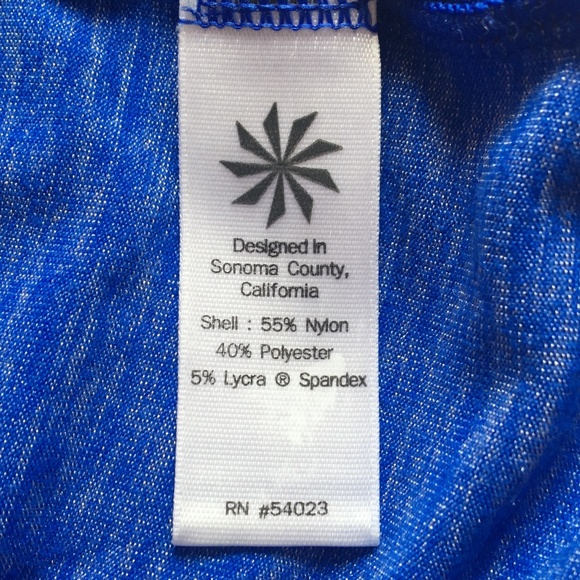 Athleta Royal Blue Cutout Tank Size Small - Picture 7 of 10